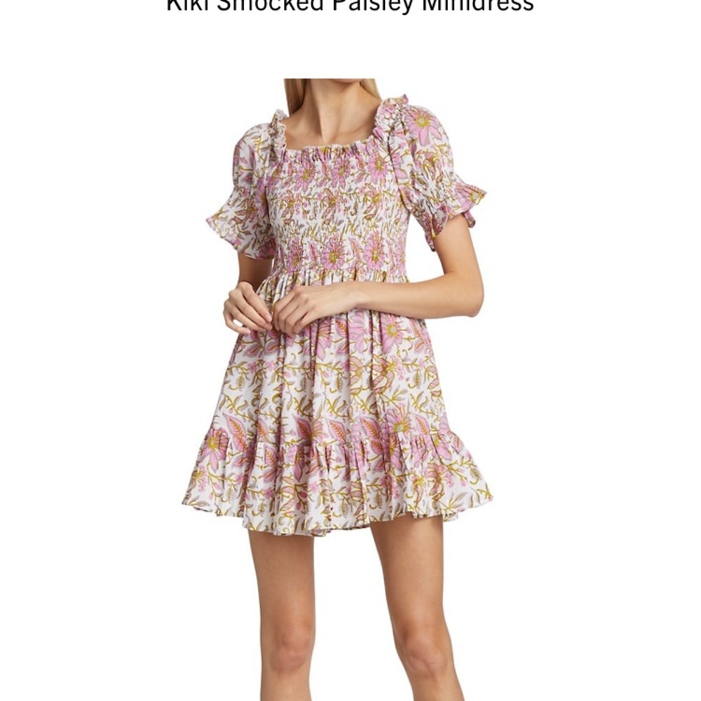 MILLE resort Kiki dress in Pink Lily, size xs. NWT, discontinued print - Picture 2 of 9